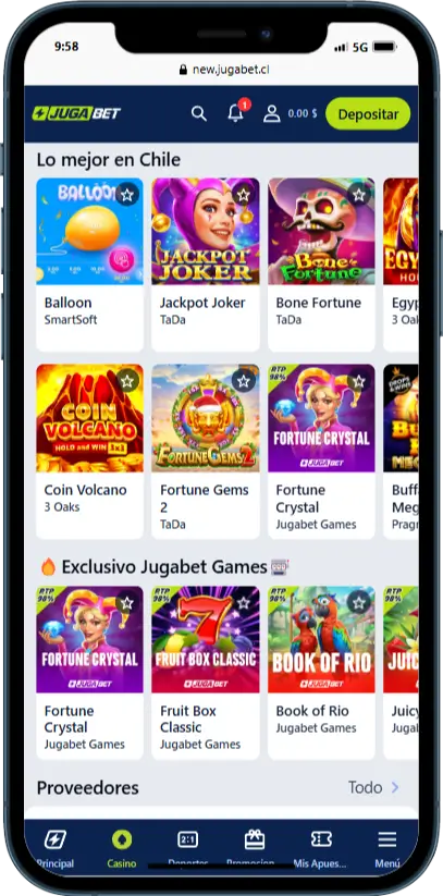 JugaBet Casino Móvil 1
