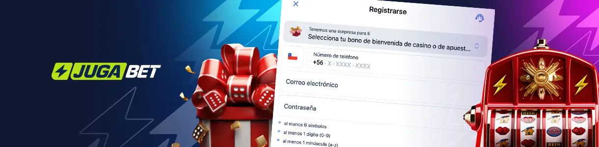 Registro en JugaBet Casino