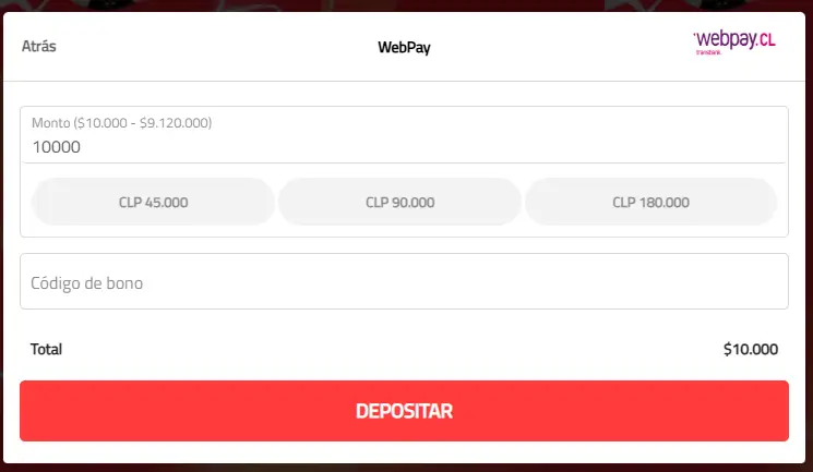Pagos con WebPay en Chile 2.